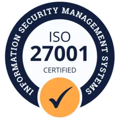 ISO 27001 Certified badge