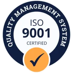 ISO 9001 Certified badge